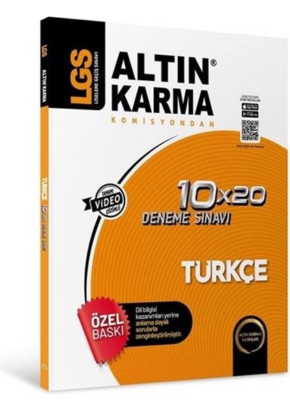 LGS 8.Sınıf Türkçe 10*20 Branş Deneme