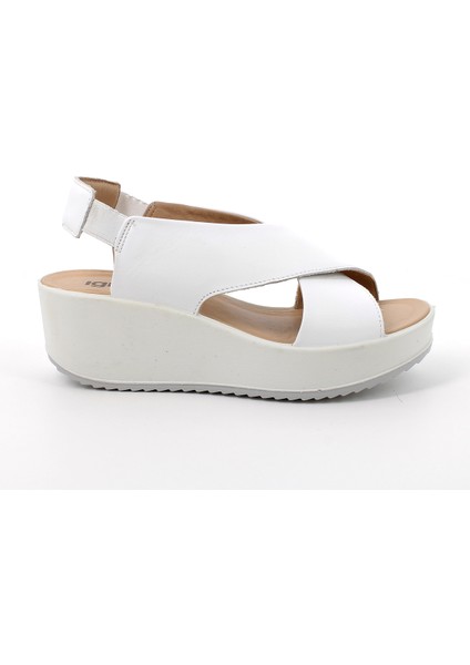 Kadın Sandalet 7665744 Igı&co Dcd 76657 Nappa Soft Bianco fiyatları