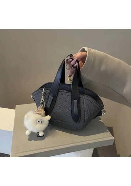 Kadın Canvas Tote El Omuz Çanta