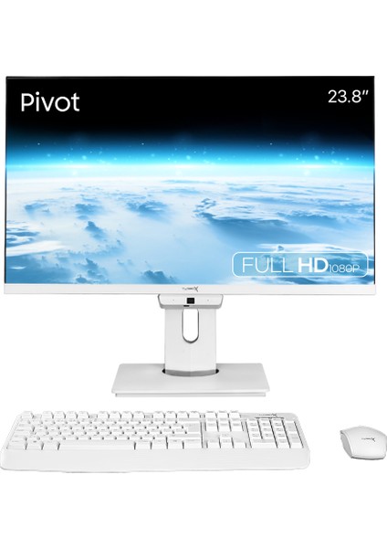 TAX1626 I7 13700 16GB Ddr4 1tb M.2 Nvme 23.8 Inç Fhd Pivot Bth Webcam Wifi All In One Pc