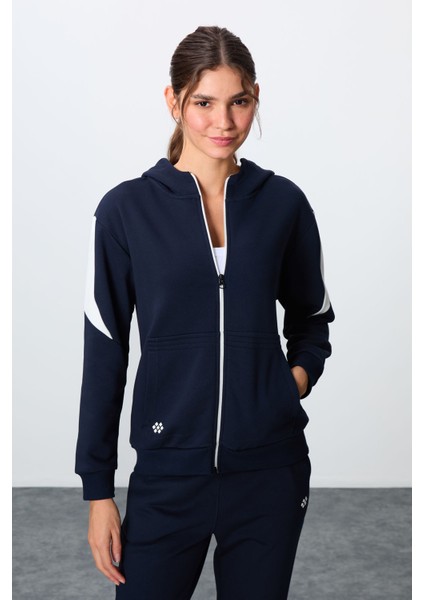 Kadın Indigo Kapüşonlu Oversize Fit Eşofman Takım 95343-326 modelleri