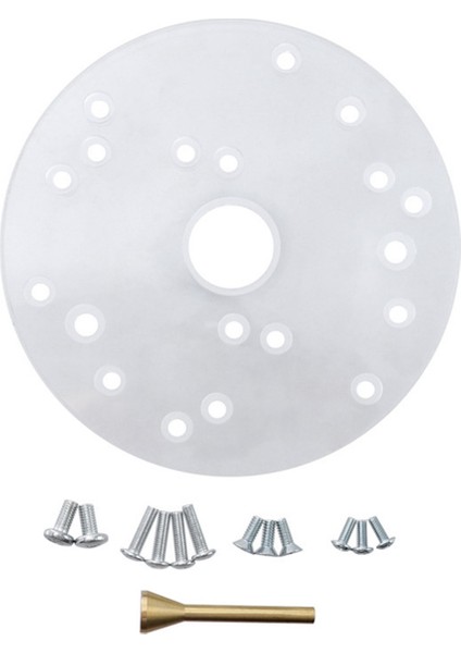 Trim Yönlendiriciler Yönlendirici Taban Plakası Kiti Vidalı Kompakt Yönlendirici Plaka Evrensel Yönlendirici Taban Plakası (Yurt Dışından)