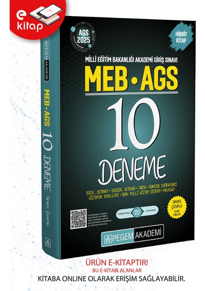 2025 Meb-Ags Tamamı Çözümlü 10 E-Deneme