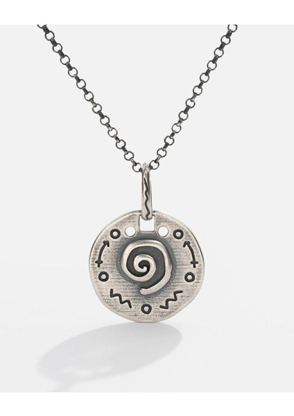 Gümüş Spiral Kolye