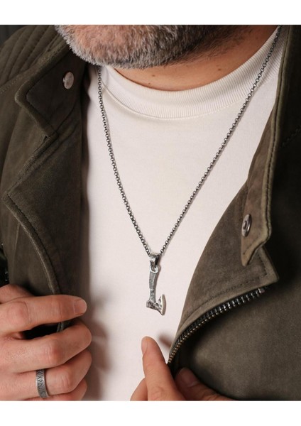 Gümüş Savaş Baltası Kolye fiyatları