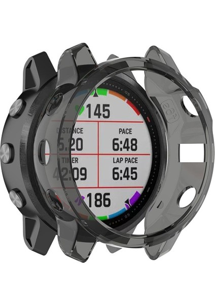 Garmin Fenix ​​6s Tpu Yarım Kapsama Koruma Kılıfı Için (Yurt Dışından)