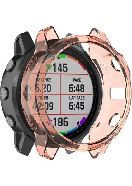 Garmin Fenix ​​6s Tpu Yarım Kapsama Koruma Kılıfı Için (Yurt Dışından)