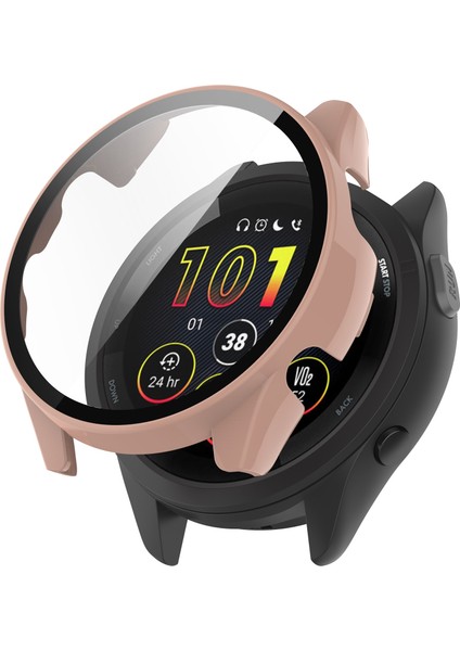 Garmin Forerunner 265 Için Pc + Temperli Film Izleme Kılıfı (Yurt Dışından)