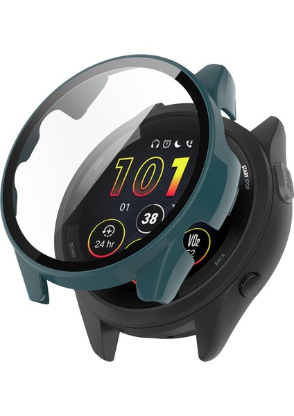 Garmin Forerunner 265 Için Pc + Temperli Film Izleme Kılıfı (Yurt Dışından)