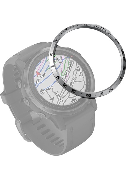 Garmin Fenix ​​6s/6s Pro/6s Safir Ste Bez Yüzük Için (Yurt Dışından)