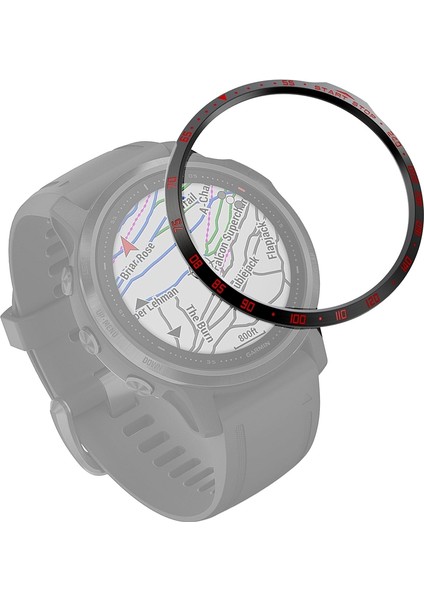 Garmin Fenix ​​6s/ 6s Pro/6s Safir Için Ste Bez Yüzük (Yurt Dışından)