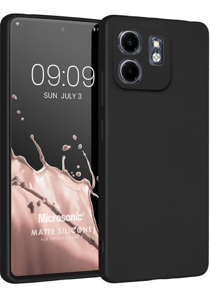 Matte Silicone Infinix Note 40 Pro Plus 5g Kılıf Siyah