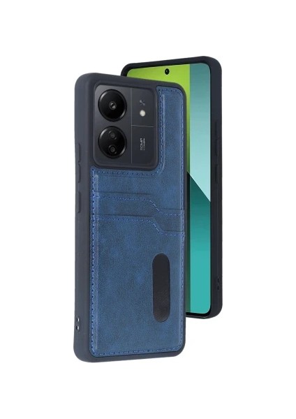 Xiaomi Poco C65 Kartlıklı Saral Kartix Kapak