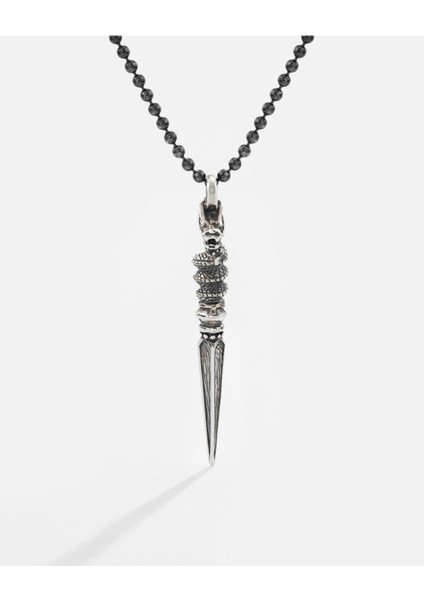 Gümüş Dragon Mızrağı Kolye