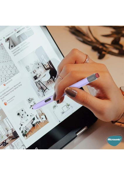 Samsung Galaxy Tab S Pen Kılıf Retro Style Mat Silikon Sarı