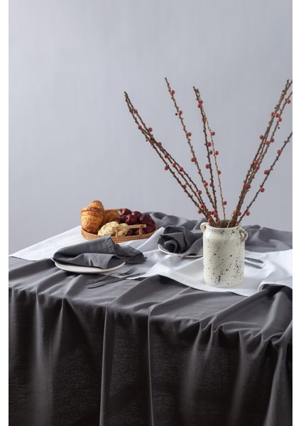 Premium | Keten Gri Masa Örtüsü 140 x 250 cm indirimleri