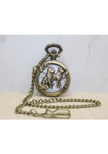 Kurt Tasarımlı Köstekli Saat Model 2