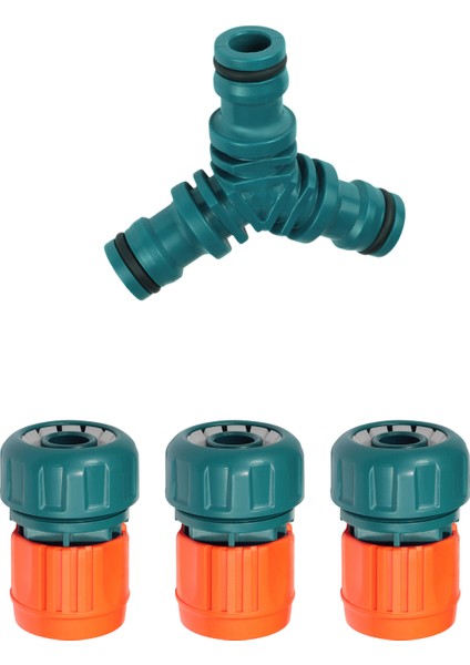 3lü Jaklı Hortum Bağlantı Kiti 3/4" Üç Çeyrek
