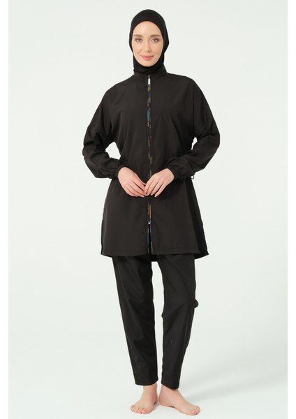 Arkası File Detaylı Tesettür Mayo indirimleri