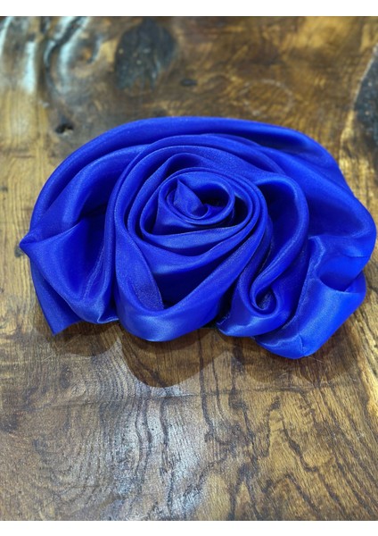 30X20 Cm Mavi Saten Çiçek Abiye Giyim Dikiş Aksesuarı fiyatları
