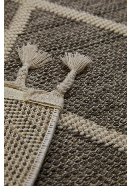 Side 1409 Gri Iskandinav Desenli Koridor Halısı Kesme Yolluk Mutfak Halısı Modern Salon Halısı modelleri