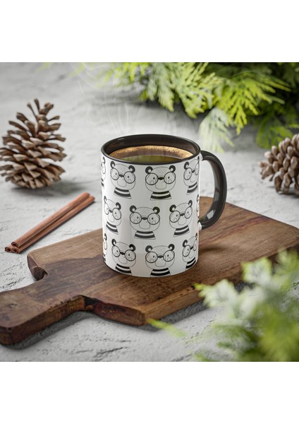 Gözlüklü Ayıcıklı Kupa