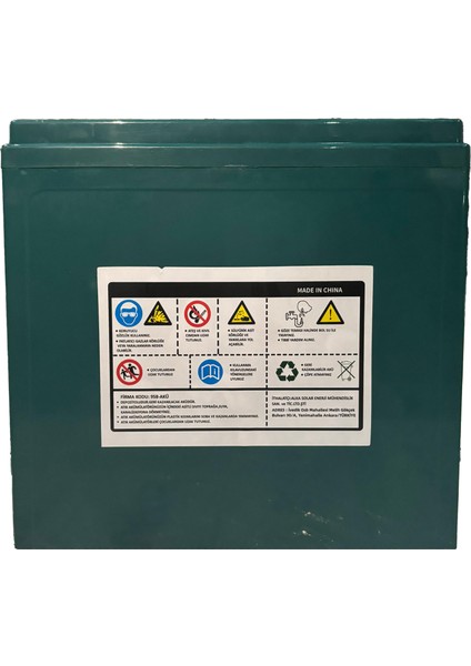 12V 24AH Vrla Tipi Elektrikli Bisiklet Aküsü