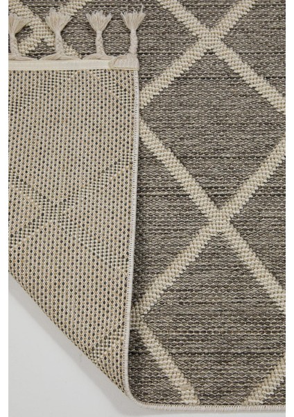 Side 1409 Gri Iskandinav Desenli Koridor Halısı Kesme Yolluk Mutfak Halısı Modern Salon Halısı indirimleri