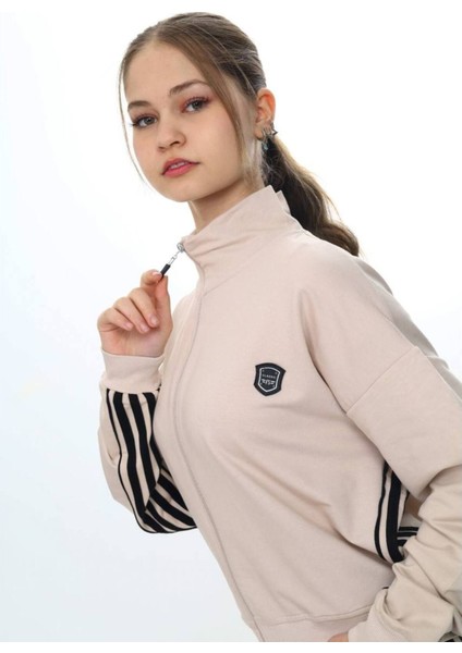 Kız Çocuk %100 Pamuk Oversize Alt&üst Uzun Kol Eşofman TAKIMI-AÜT-0026