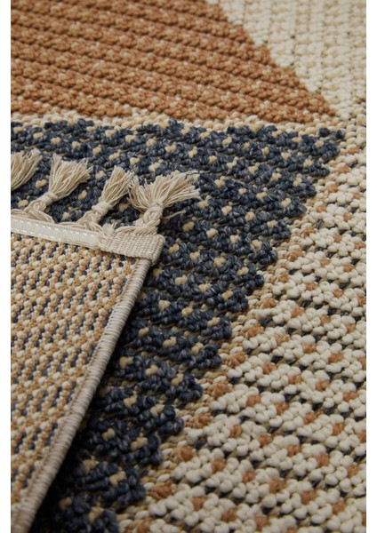 Side 1405 Sarı Iskandinav Desenli Koridor Halısı Kesme Yolluk Mutfak Halısı Modern Salon Halısı indirimleri