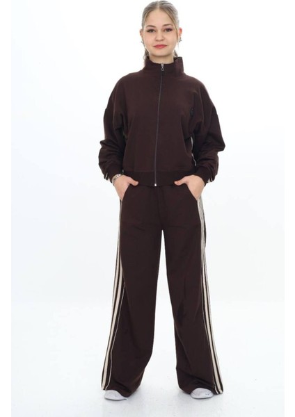 Kız Çocuk %100 Pamuk Oversize Alt&üst Uzun Kol Eşofman TAKIMI-AÜT-0026 fiyatları