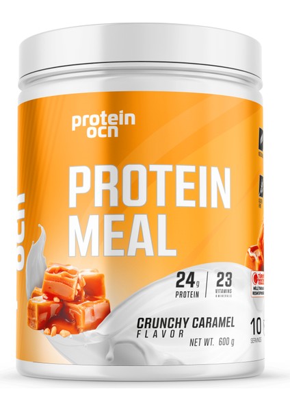 Protein Meal Proteinli Öğün Tozu - Crunchy Caramel - 600 gr - 10 Servis