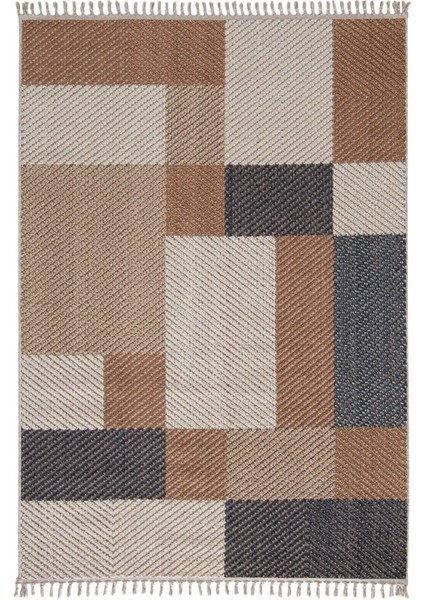 Side 1406 Sarı Iskandinav Desenli Koridor Halısı Kesme Yolluk Mutfak Halısı Modern Salon Halısı modelleri