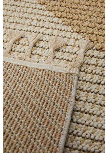 Side 1406 Sarı Iskandinav Desenli Koridor Halısı Kesme Yolluk Mutfak Halısı Modern Salon Halısı indirimleri