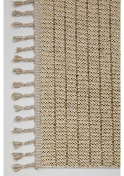 Side 1412 Bej Iskandinav Desenli Koridor Halısı Kesme Yolluk Mutfak Halısı Modern Salon Halısı fırsatları