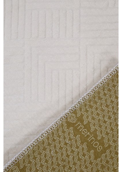 Merinos Anadolu Krem Kaymaz Tabanlı Kesme Kabartmalı Salon Koridor Mutfak Halı fiyatları