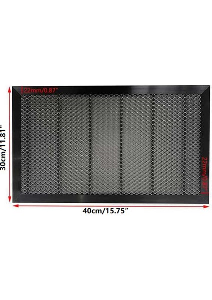 Lazer Ekipman Parçaları Petek Çalışma Masası Co2 Lazer Gravür Kesim Makinesi Aksesuarı (300X400X22MM) (Yurt Dışından) fiyatları