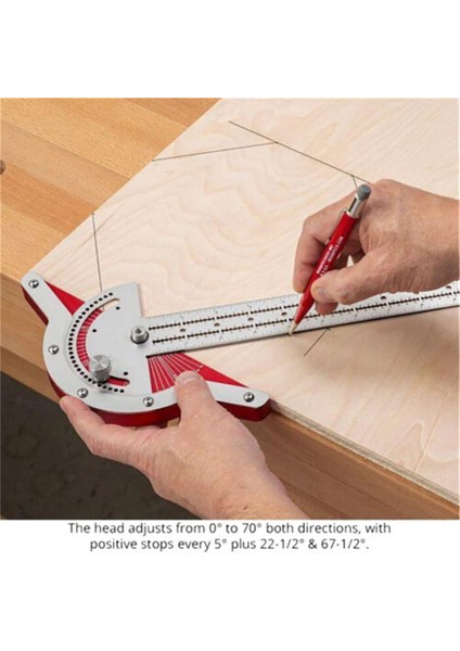 Marangoz Kenar Cetveli 10 Inç Yüksek Hassasiyetli Açı Ölçerler Açı Ölçme Aracı Marangoz Aletleri (Yurt Dışından) indirimleri