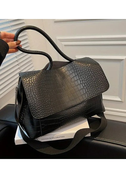 Kadın Timsah Desen Büyük Tote Kadın Çanta fiyatları
