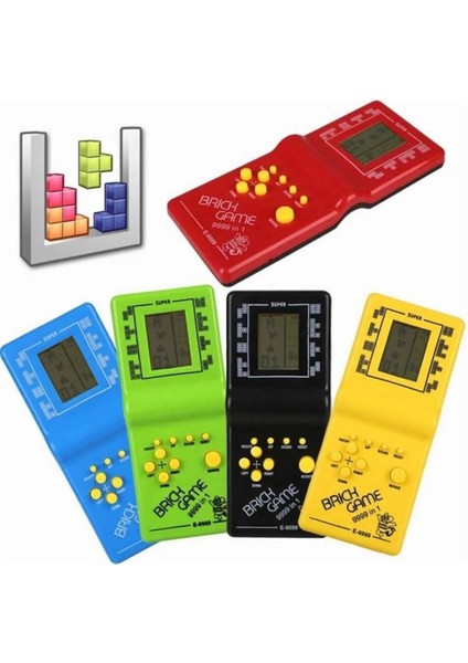 Tetris Nostaljik Atari Pilli Tetris El Atarisi Unutulmayan Tetris Nostalji Oyuncak Gameboy Efsanesi