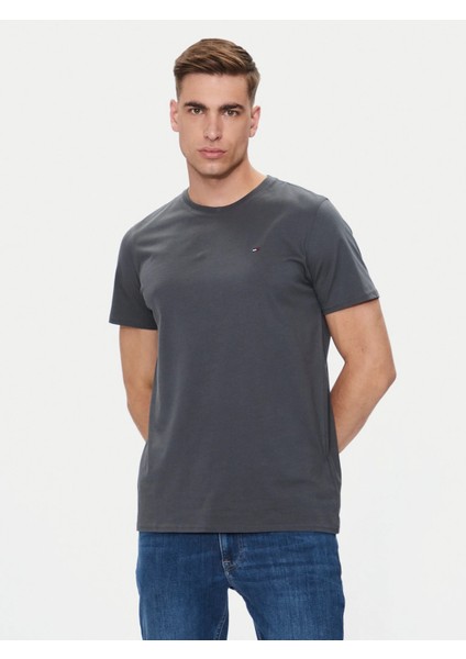 Tommy Hilfıger Erkek T-Shirt DM0DM04411-PUB