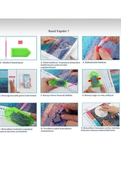 Hı Stone 5d Elmas Boncuk Taş Işleme Mozaik Goblen Kit 50X40CM GC74031 indirimleri