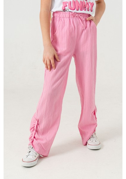 Kız Çocuk Yan Paça Büzgülü Pantolon 2559 fiyatları