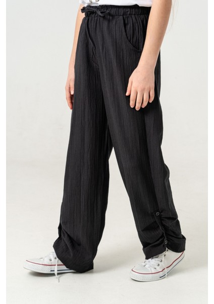 Kız Çocuk Yan Paça Büzgülü Pantolon 2559 modelleri