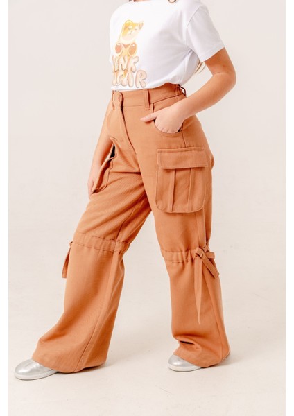 Kız Çocuk Tünelli Keten Pantolon 2570 fiyatları