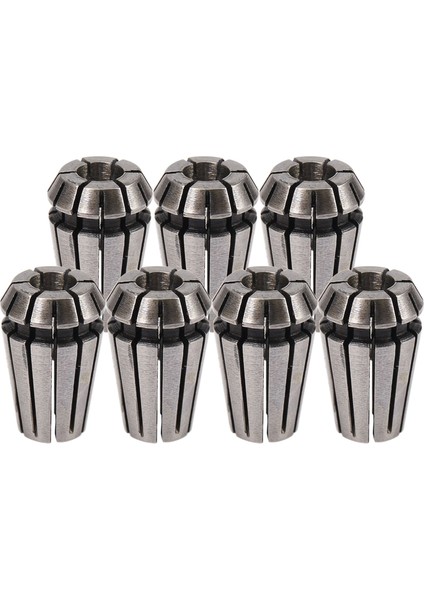 7 Adet 1-7mm ER11 Collet Chuck Takım Uçları Tutucu Yaylı Yüksük Cnc Oyma Makinesi ve Freze Torna Aracı (Yurt Dışından)