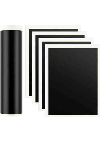 4 Adet Siyah Lazer Gravür Işaretleme Kağıdı, 39X27CM Metal, Cam, Seramik Lazer Renkli Gravür Kağıdı (Yurt Dışından)