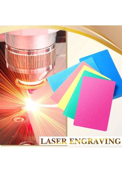 300 Adet Metal Gravür Boşlukları 10 Renk Alüminyum Levha Kartvizit Boşlukları Cnc Gravür Makinesi Dıy Kartları (Yurt Dışından) indirimleri