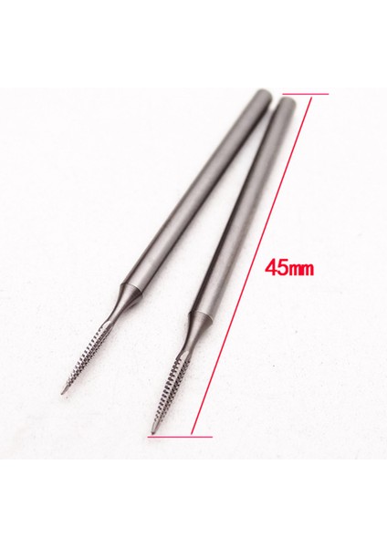 2.35 Shank Tungsten Çelik Gravür Bıçağı Plastik Ahşap Oymalarla Zeytin Çekirdeği Fildişi Meyve Diş Şekli (1.2mm) (Yurt Dışından)