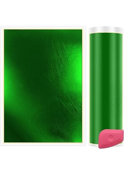 Lazer Gravür Işaretleme Renkli Kağıt, 2 Adet Yeşil Işaretleme Kağıdı, Fiber Lazer Işaretleme 15.3X10.4 Inç Lazer Gravür Kağıdı (Yurt Dışından)